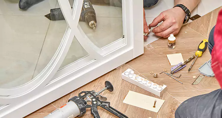 Interior Patio Door Casing Repair in Dania Beach, FL